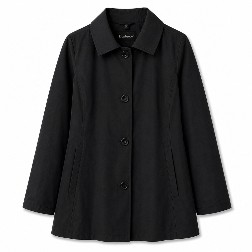 Dunbrooke Lady Cosmos Black Button Down Lined Jacket Womens XXL 8029